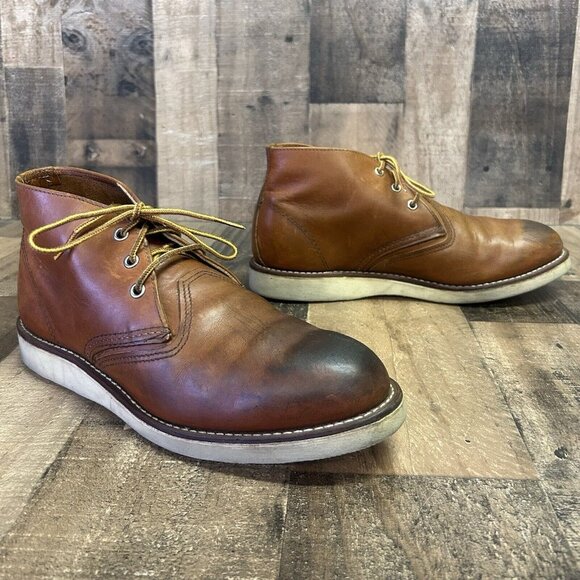Red Wing 3140 Chukka Work Boots Mens 10 D - Picture 5 of 12